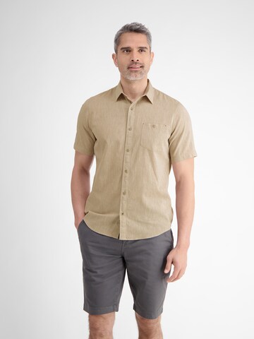 LERROS Regular fit Overhemd in Beige: voorkant