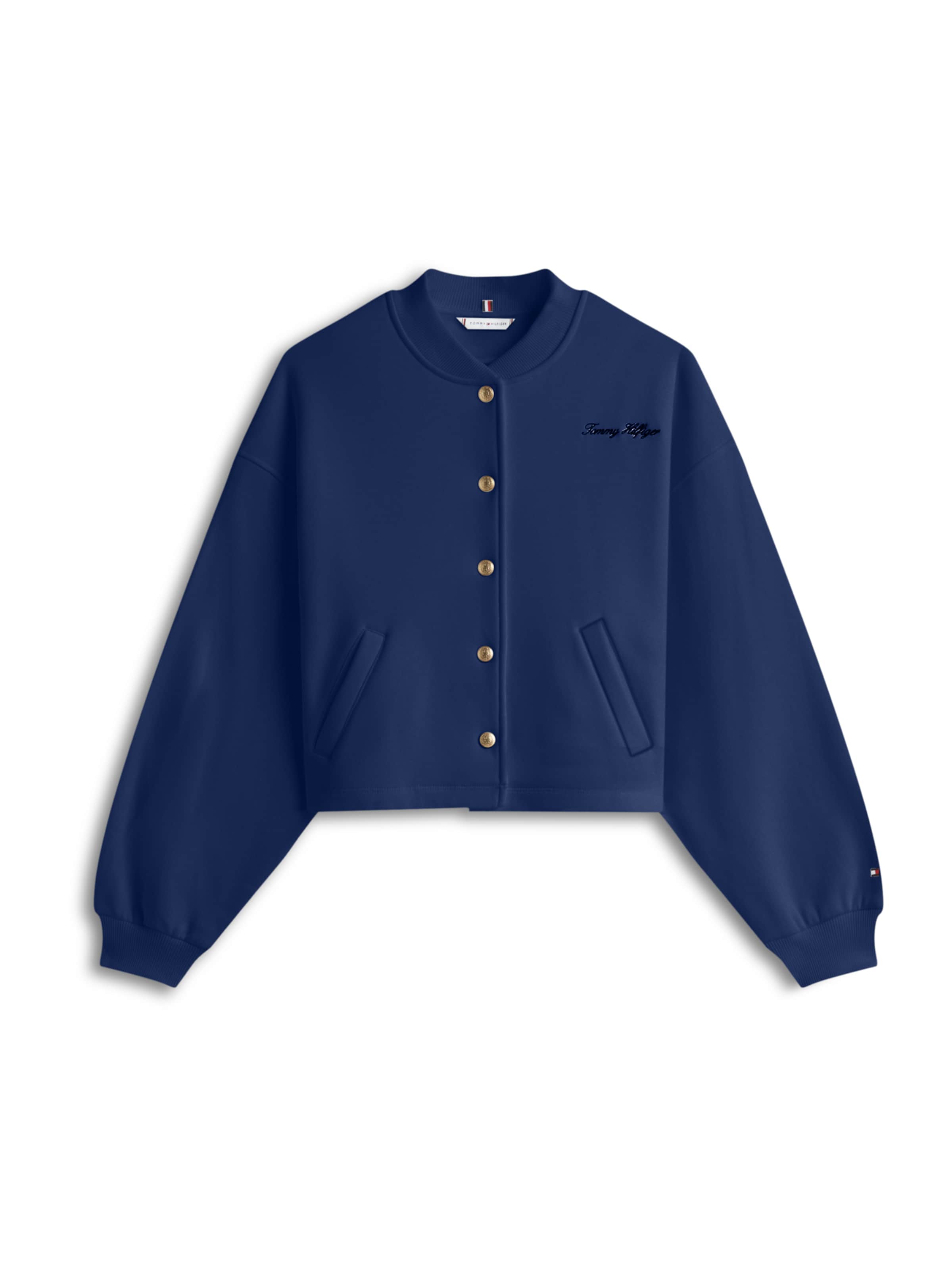 TOMMY HILFIGER Tréning dzseki - kék: elől