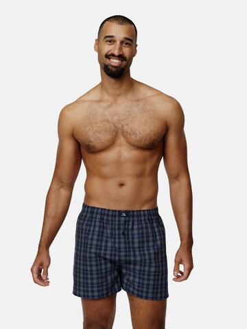 DANISH ENDURANCE Boxer shorts 'Organic Woven' in Blue: front