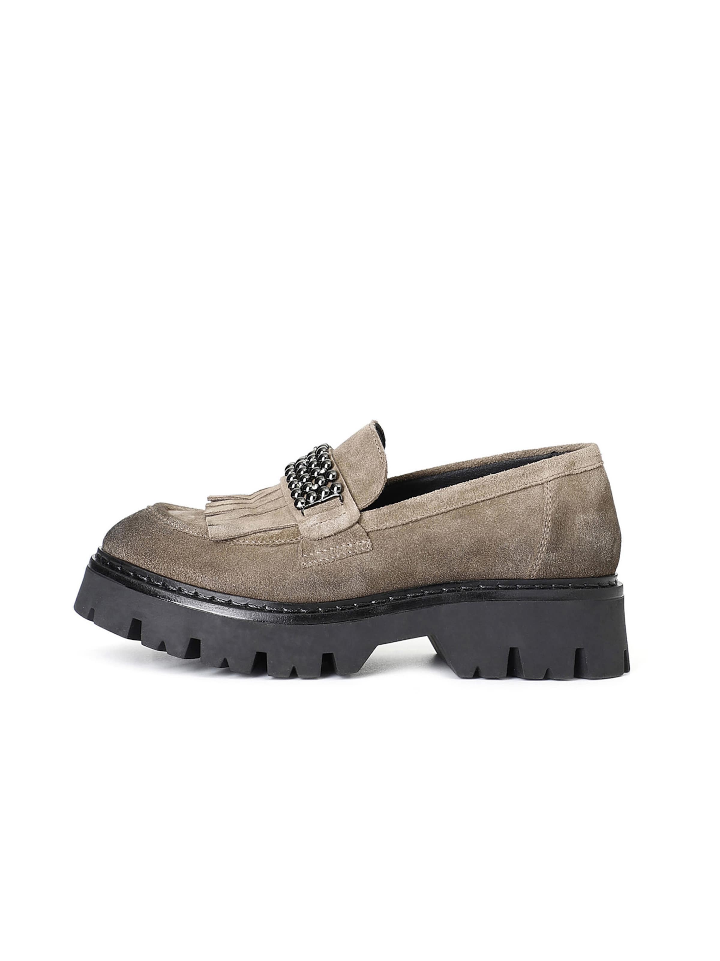 CAFè NOIR Slipper in Braun: Vorderseite