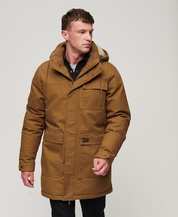Superdry Winter Parka in Brown: front