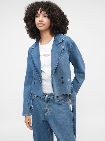 KARL LAGERFELD JEANS - Casaco meia-estação em azul