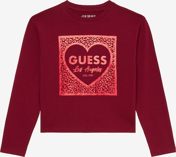 GUESS Tričko – červená: přední strana