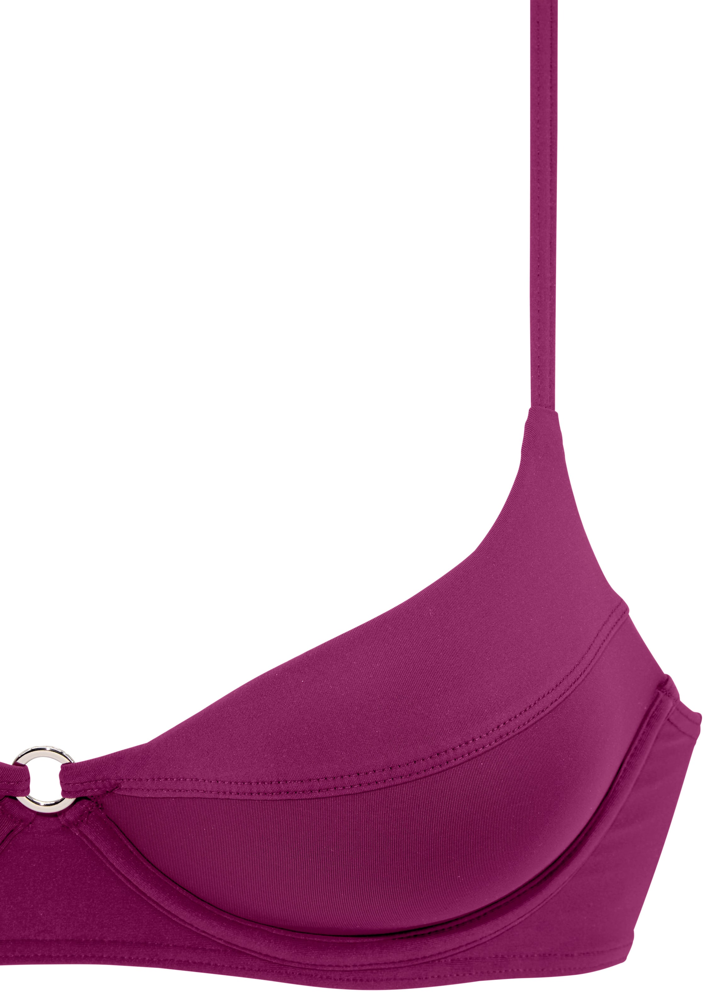 LASCANA T-shirt Bikiny – fialová