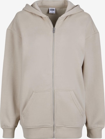 Veste de survêtement Urban Classics en beige : devant