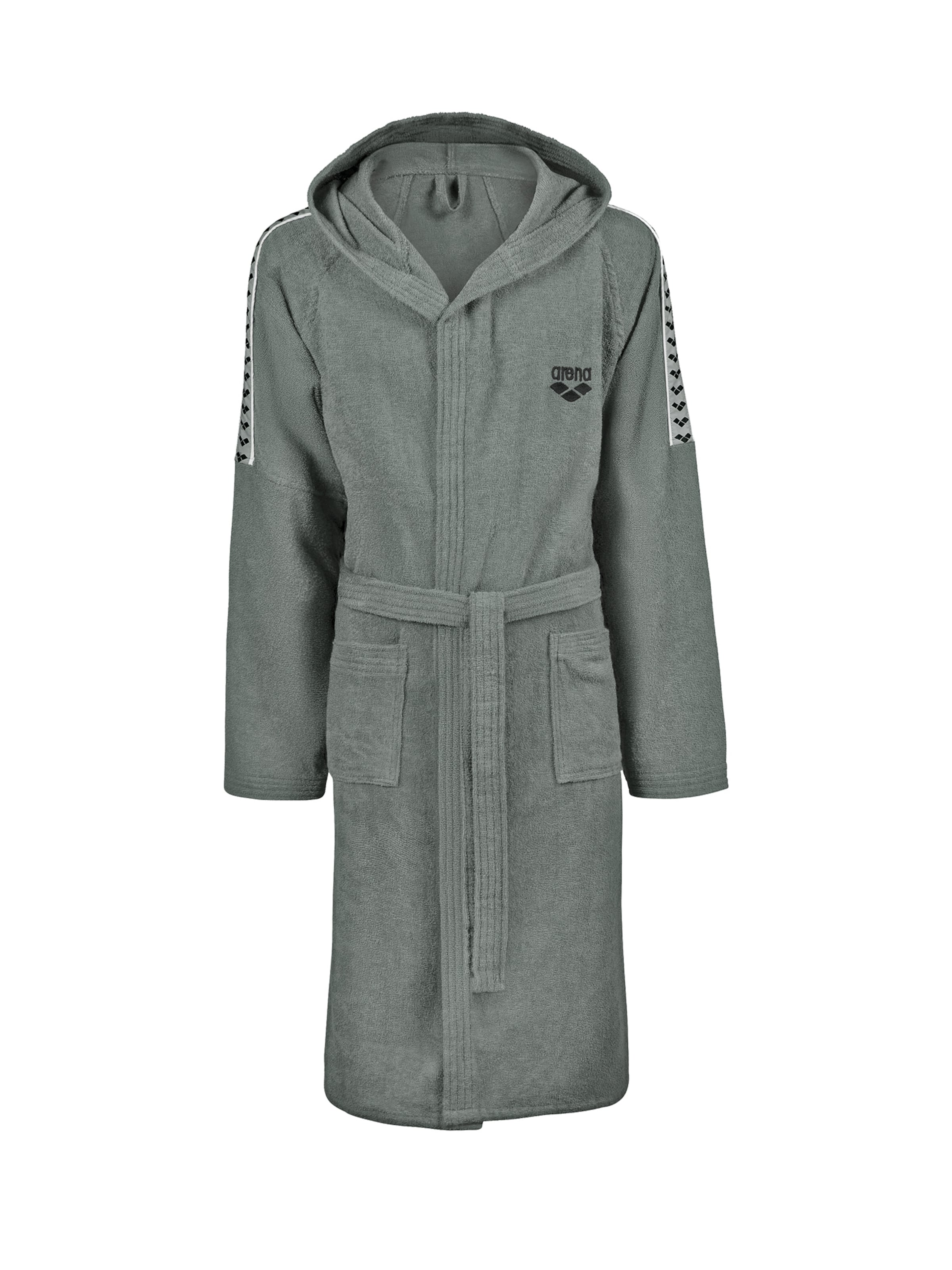 ARENA Bademantel 'TEAM STRIPE' in Grün: Vorderseite