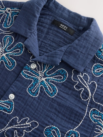 Next Regular Fit Hemd in Blau
