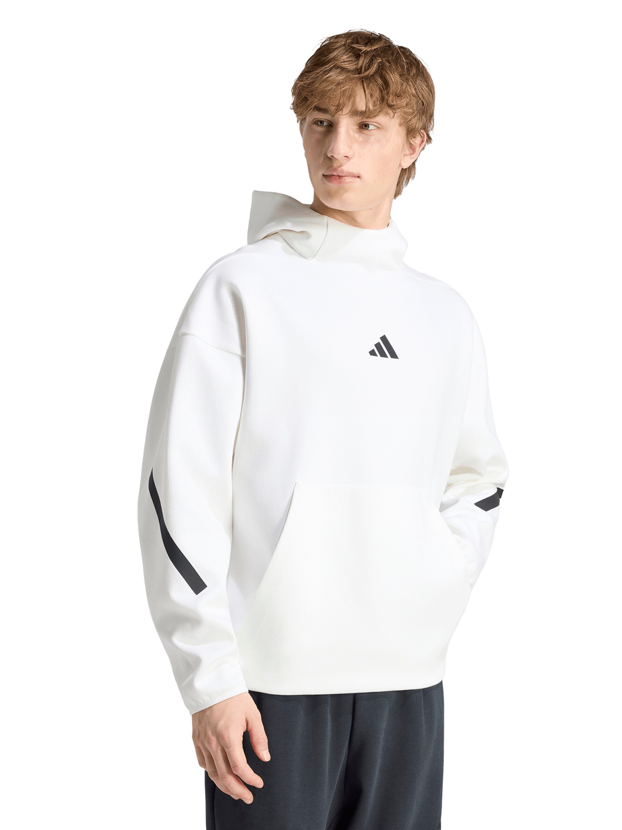 ADIDAS SPORTSWEAR Športna majica 'Z.N.E.' | bela barva: sprednja stran