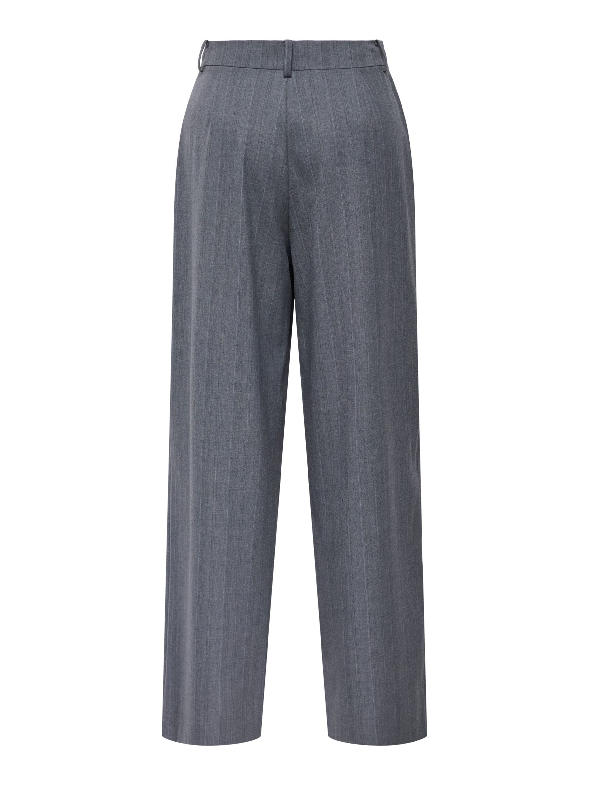 ONLY Regular Pleat-front trousers 'ONLJackie' in Grey