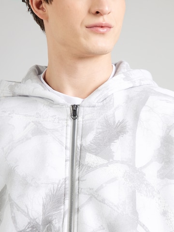 HOLLISTER Tepláková bunda - Biela