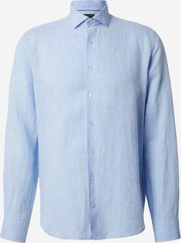 Chemise 'Tahaka' Bruun & Stengade en bleu : devant