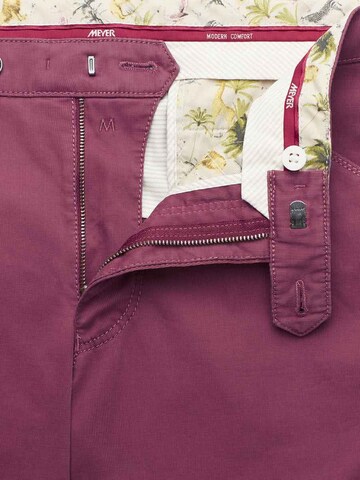 MEYER Regular Chino 'Chicago 1-5031' in Rood