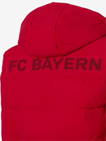 FC BAYERN MÜNCHEN Athletic Jacket 'Allianz Arena' in Red