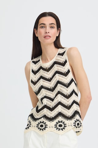 b.young Pullover in Beige: Vorderseite
