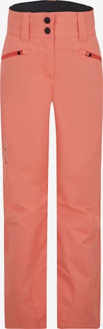 ZIENER Workout Pants 'ALIN' in Orange: front