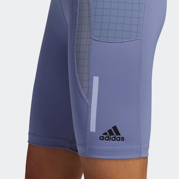 ADIDAS PERFORMANCE Skinny Sporthose in Lila