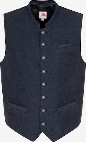 SPIETH & WENSKY Traditional Vest 'Pinto' in Blue: front