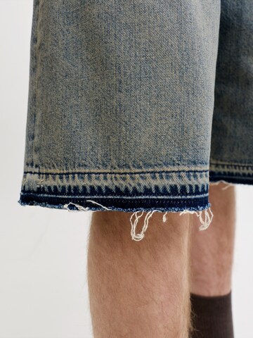 JACK & JONES Luźne Jeansy 'JJIRON JJORIGINAL' w kolorze niebieski