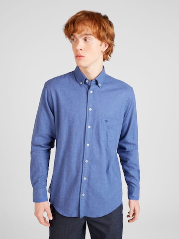 FYNCH-HATTON Regular fit Риза в синьо: отпред