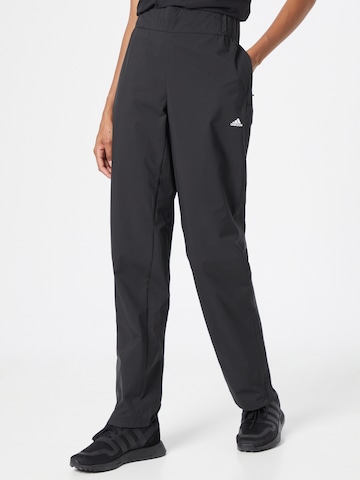 adidas Golf Workout Pants in Black: front