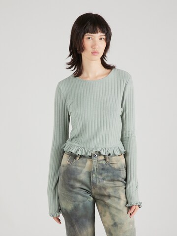 ABOUT YOU Shirt 'Samira' in Groen: voorkant