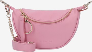 Seidenfelt Manufaktur Crossbody Bag 'Skien' in Pink: front