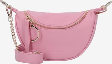 Seidenfelt Manufaktur Crossbody Bag 'Skien' in Pink: front