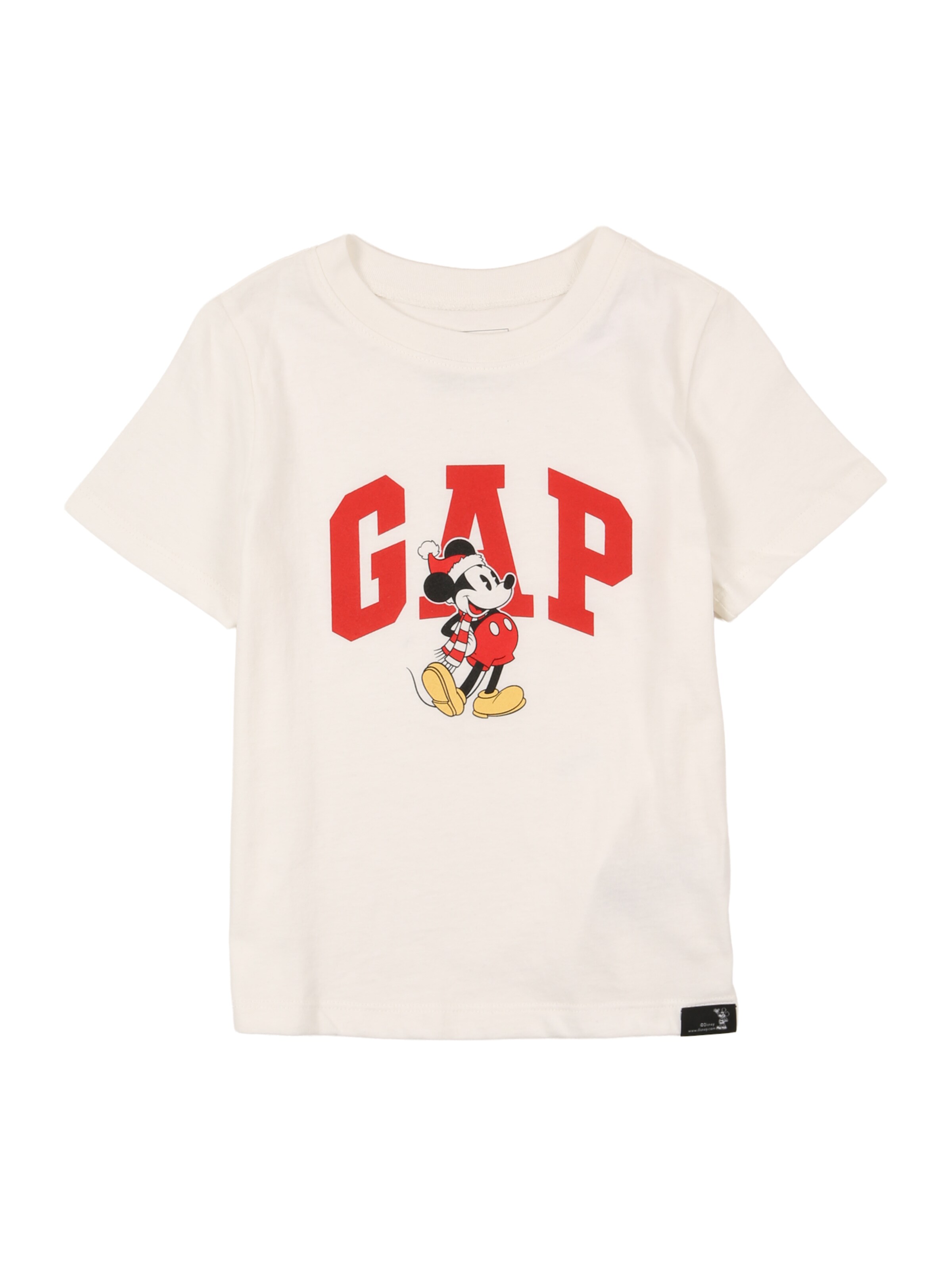 GAP T-Shirt 'V-DISLOGO X GAP' in Weiß: Vorderseite