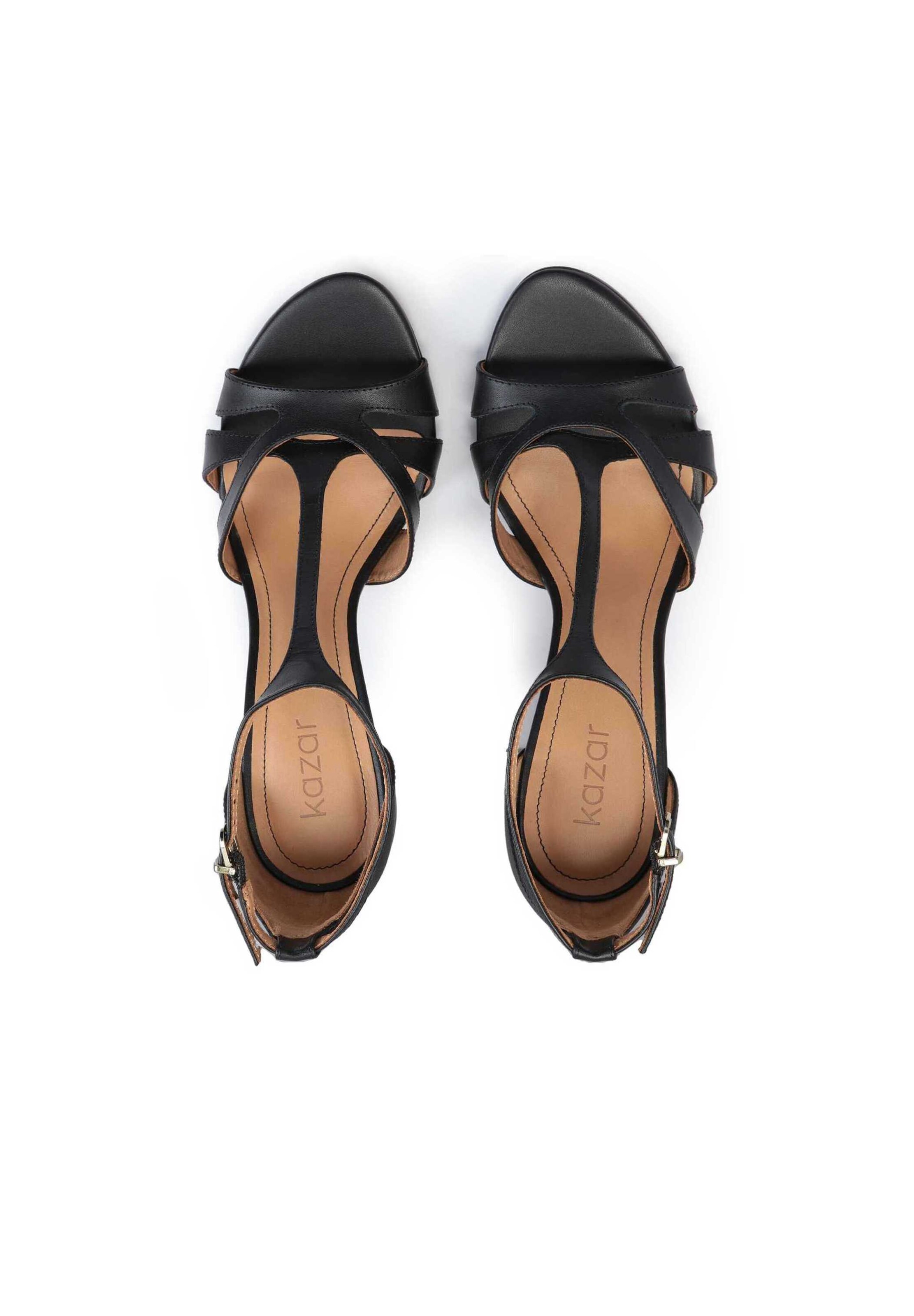 Kazar Сандали с каишка в черно