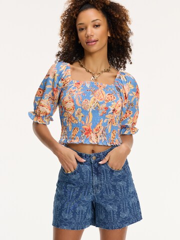 Shiwi Top in Blauw: voorkant