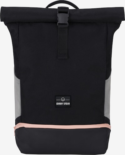 Johnny Urban Backpack 'Allen Large' in Light grey / Coral / Black, Item view