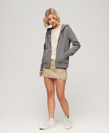 Superdry Sweatjacke in Grau