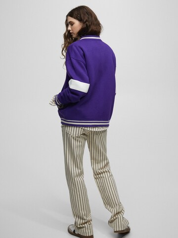 Pull&Bear Between-season jacket in Purple