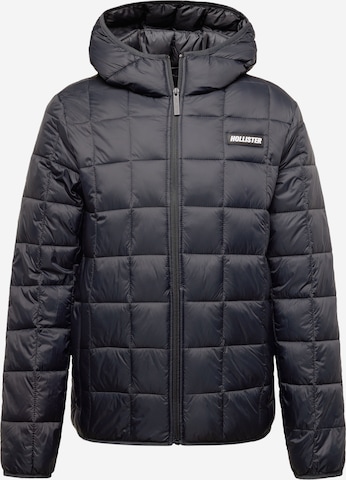 Veste mi-saison HOLLISTER en noir : devant