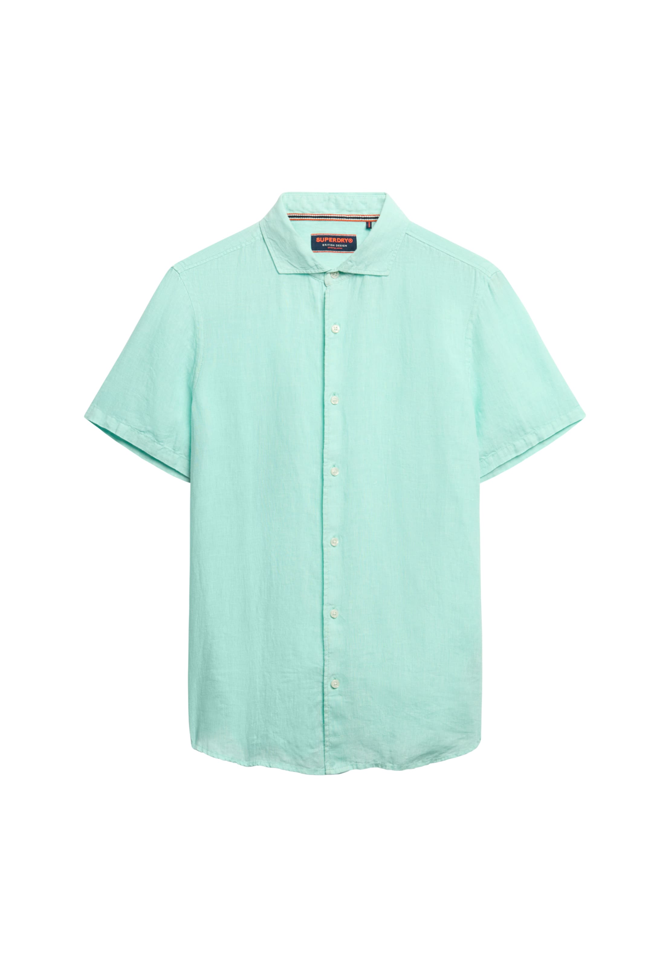 Superdry & Co Regular fit Button Up Shirt in Blue: front