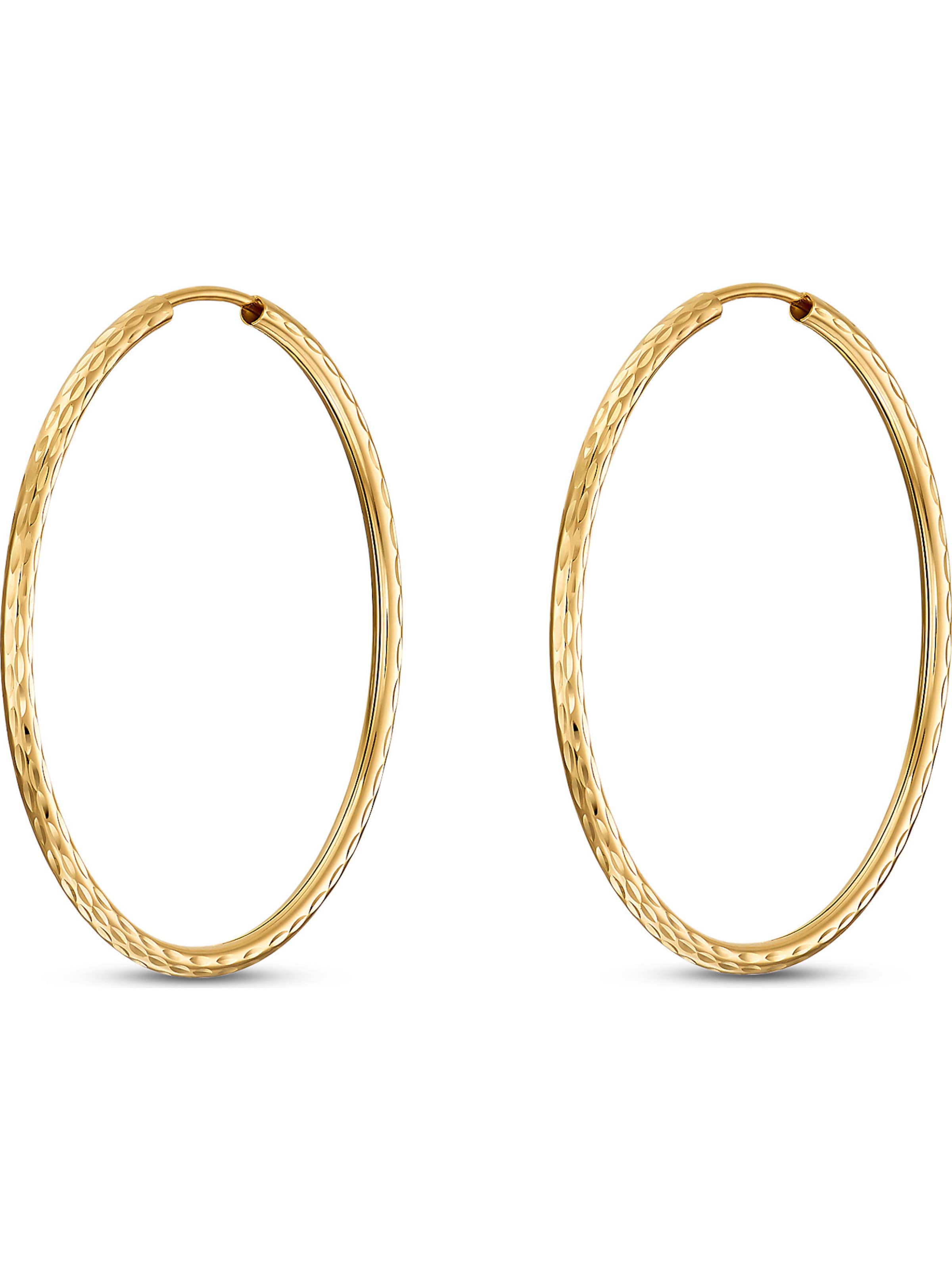 CHRIST Earrings in Yellow: front