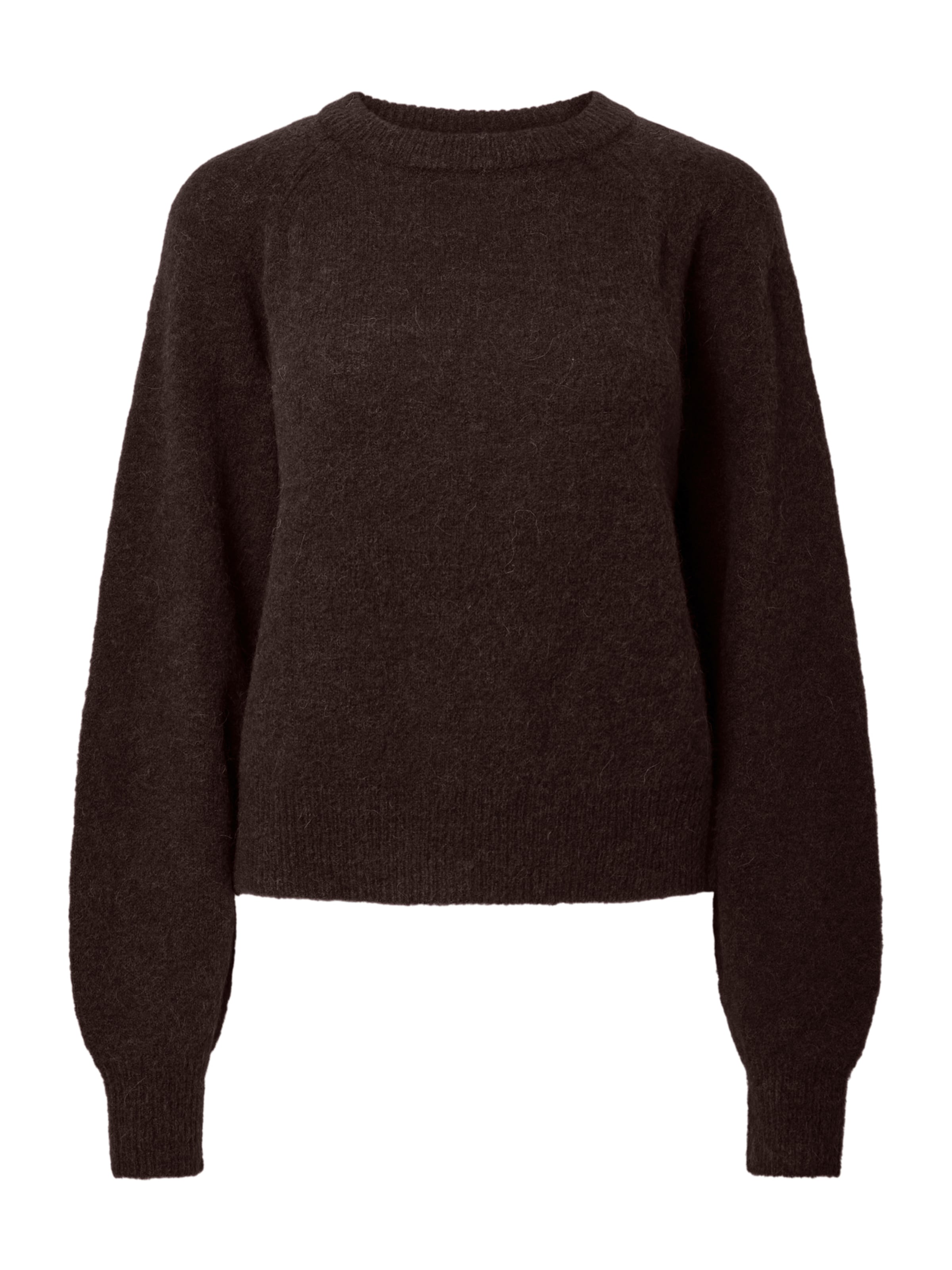 YAS Pullover 'YASJohi' in Braun: Vorderseite