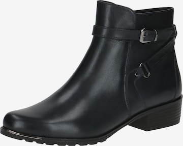 Bottines CAPRICE en noir : devant
