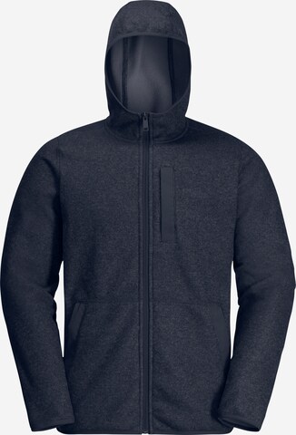 JACK WOLFSKIN Fleecejacke in Schwarz: predná strana