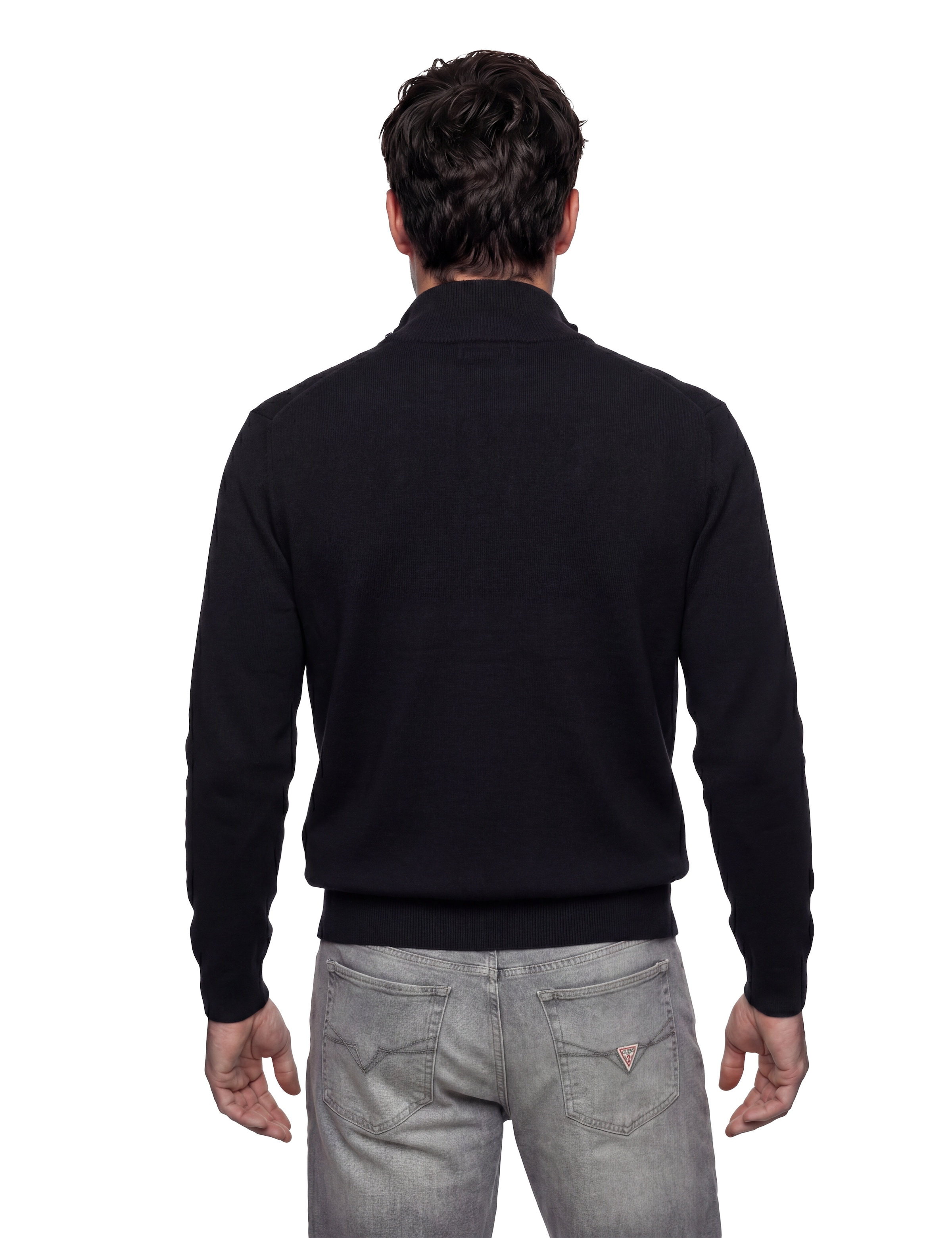 GUESS Strickjacke in Schwarz