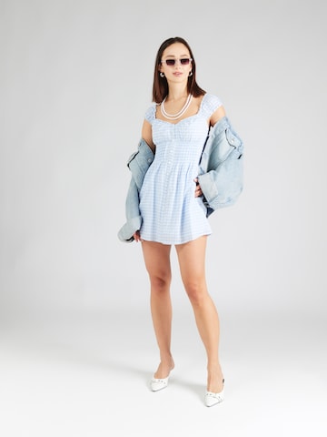 HOLLISTER Blousejurk in Blauw