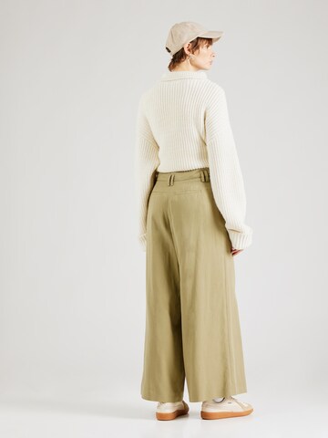 DRYKORN Wide leg Chino in Groen