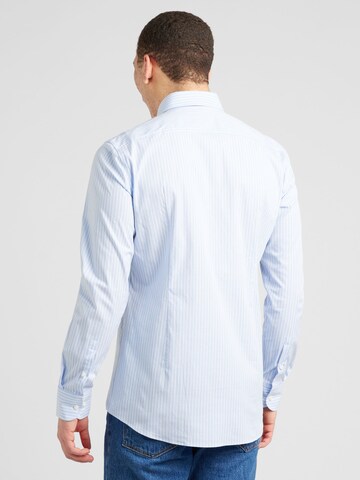 BOSS - Ajuste estrecho Camisa 'HANK' en azul