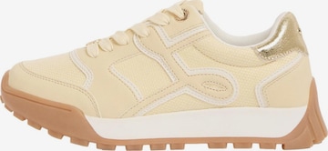 Baskets basses Lipsy en jaune : devant