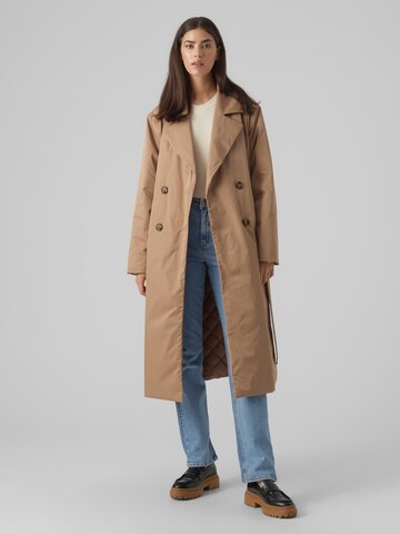 Manteau mi-saison 'PENCE' VERO MODA en marron