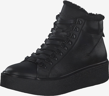 Calvin Klein Lace-Up Boots 'HW0HW00645' in Black: front