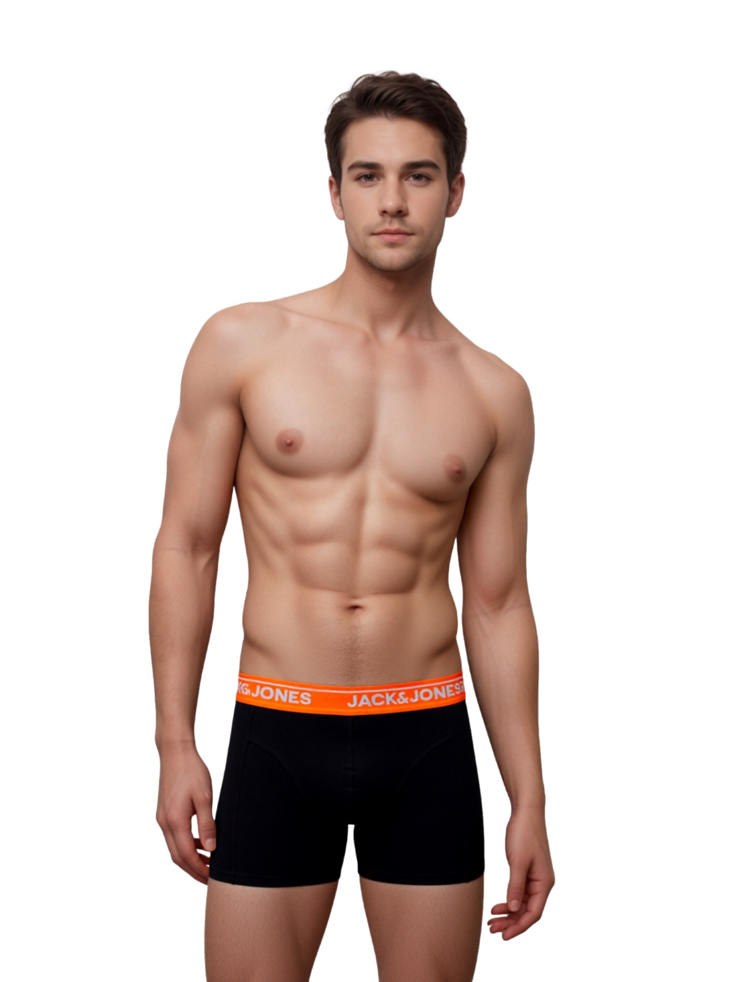 Boxeri 'JACTheodore' de la JACK & JONES pe negru: față