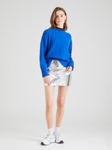 TOPSHOP Skirt in Silver