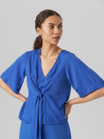 VERO MODA Bluse 'MIRA' in Blau