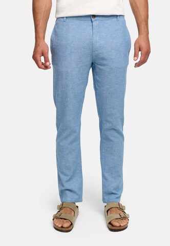 INDICODE JEANS Regular Chino 'Lino' in Blauw: voorkant